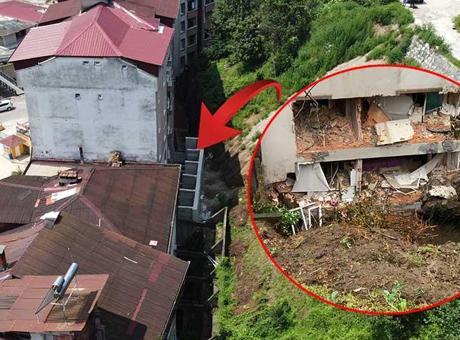 60 ton toprak, 1 can kaybı, 64 tahliye! Ölüm duvarı yeniden inşa edildi