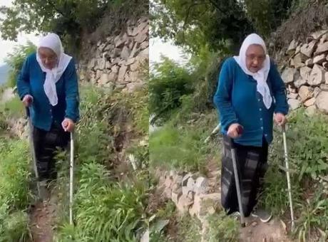 70 yaşındaki yaşlı kadın isyan etti! ‘İnşallah insafa gelirsiniz'