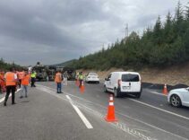 Anadolu Otoyolu'nda kaza! İstanbul yönü trafiğe kapandı