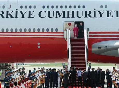Cumhurbaşkanı Erdoğan, Çin'de