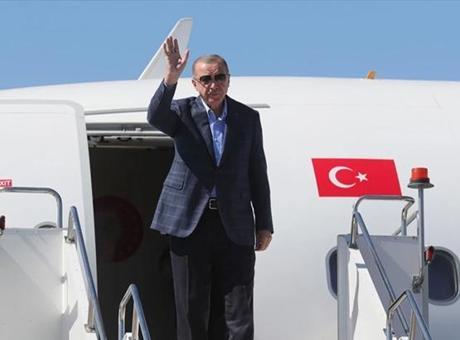Cumhurbaşkanı Erdoğan, Çin'e gitti