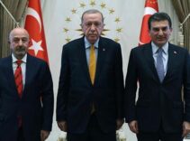 Erdoğan, OYAK Başkanı Aksakallı ve Genel Müdür Yalçıntaş’ı Külliye’de kabul etti