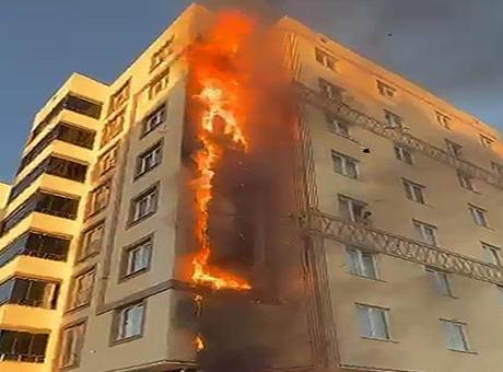 Erzurum'da binada yangın! Çorba içmeye gidiyorlardı, facianın önüne geçtiler