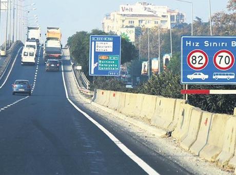 Hız sınırı ve trafik levhaları değişecek