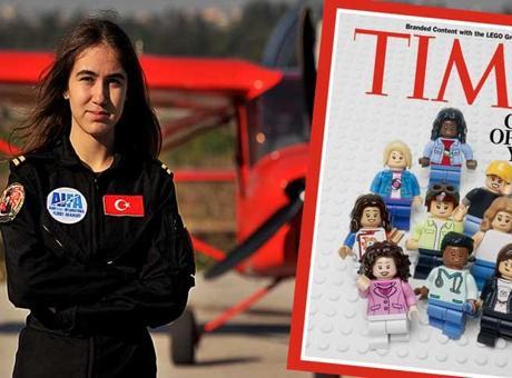 Kırmızı uçağıyla havalandı, dünyanın dikkatini çekti! Defne Özcan TIME dergisinde: '3 ay önce mesaj geldi'