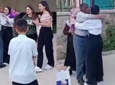 YKS çıkışında babası çiçekle karşılamıştı! Çimen, hayalindeki bölüme yerleşti