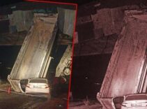 Ankara'da damperi açılan kamyona otomobil çarptı: 1 ölü, 3 yaralı