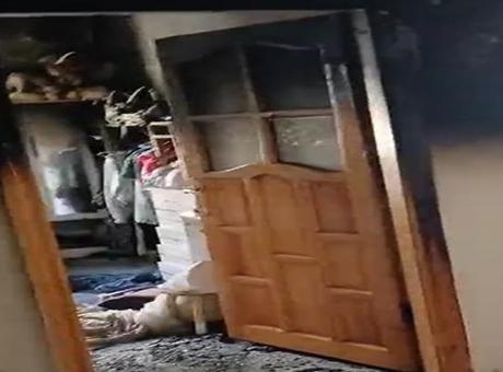Bursa'daki yangın yürekleri yakmıştı! Facianın yaşandığı evden kahreden görüntüler