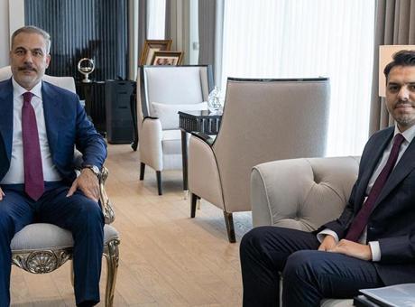 Dışişleri Bakanı Fidan, TİKA Başkan Abdullah Eren'i kabul etti