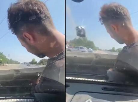 Düzce'de akılalmaz olay! Arızayı bulmak için ustayı motorun içine bindirdi