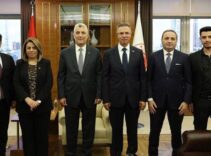 Filistin Büyükelçisi Mustafa’dan Bakan Bolat’a veda ziyareti