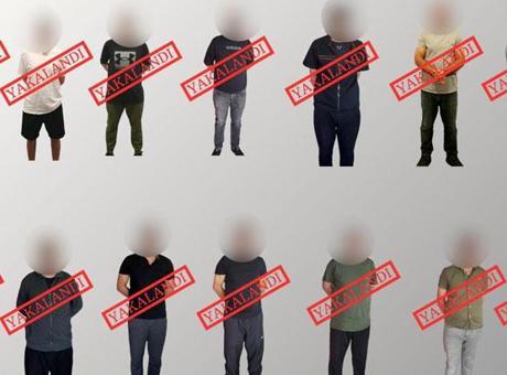 Kırmızı bültenle ve ulusal seviyede aranan 14 suçlu Türkiye'ye getirildi