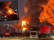 Kocaeli'de çıkan depo yangını kontrol altında