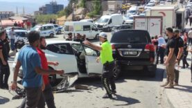 Şırnak’ta zincirleme kaza: 3 yaralı