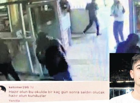 Eski okulunu basıp dehşet saçtı: Saldırıyı her yerde duyurmuş