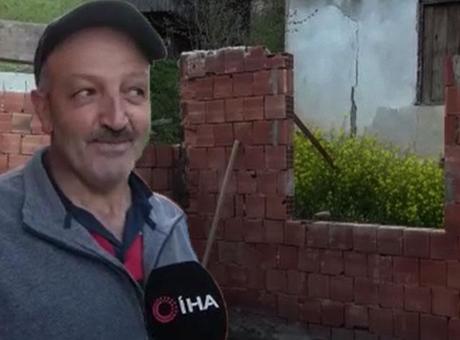 Karadeniz zekası yine şaşırttı! Duvar yıkılmadan taşındı, herkes şaşkın: Daha önce de yapmıştım
