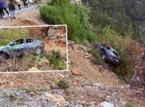 Antalya'da otomobil şarampole uçtu! 3'ü çocuk 5 kişi yaralandı