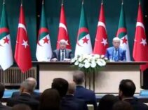 Cezayir Cumhurbaşkanı Ankara'da! Cumhurbaşkanı Erdoğan Cezayirli mevkidaşıyla açıklama yapıyor