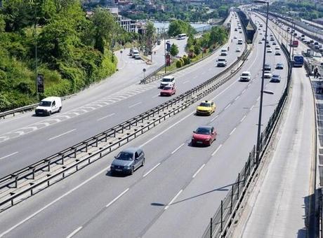 İstanbul'da bayramın birinci gününde trafik yoğunluğu yüzde 36 olarak ölçüldü