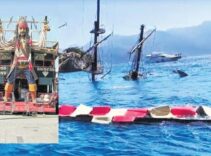 Marmaris’te tur teknesi battı