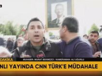 SON DAKİKA HABERİ: CNN Türk muhabirine müdahale! 'Ali Mahir Başarır sol kulağıma vurdu'