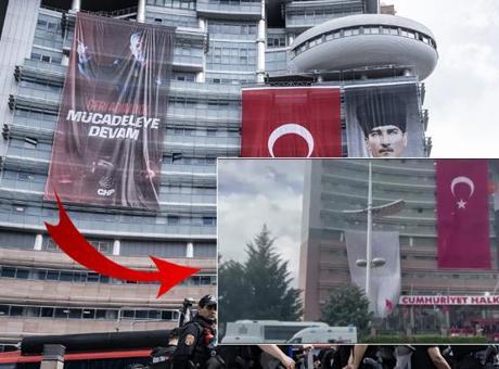 SON DAKİKA HABERİ: Kılıçdaroğlu'nun ekibi CHP Genel Merkezi'nde! Özel'in afişleri indirildi