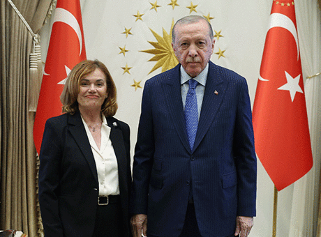 Cumhurbaşkanı Erdoğan, İspanya Anayasa Mahkemesi Başkanvekili Huertas'i kabul etti