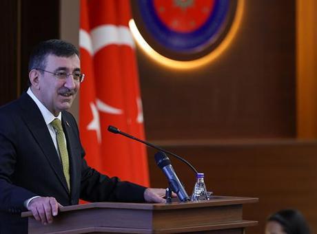 Cumhurbaşkanı Yardımcısı Yılmaz, Millî Güvenlik Konferansları kapsamında sunum yaptı