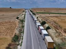 Hamzabeyli Sınır Kapısı'nda 23 kilometrelik tır kuyruğu