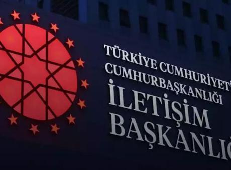 İletişim Başkanlığı'nın İngilizce web sitesinden dünyada bir ilk