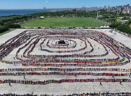 İstanbul'da 5 bin kişi toplandı ve Guinness Rekorlar Kitabı'na girildi