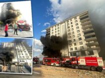 Şanlıurfa'da 10 katlı apartman alevlere teslim oldu! İtfaiye ve TOMA ekipleri yardıma koştu, 7 kişi dumandan etkilendi