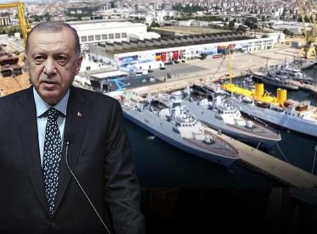 Türkiye tarihinde bir ilk! Cumhurbaşkanı Erdoğan: NATO ve AB ülkesine savaş gemisi ihraç edildi