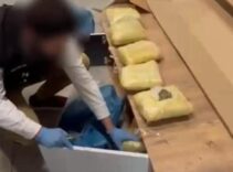 TV ünitesine zulaladı! Kargo aracılığıyla 7 kilo skunk sevkiyatı