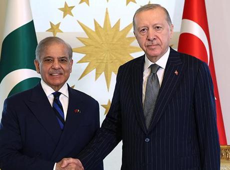 Cumhurbaşkanı Erdoğan, Pakistan Başbakanı Şerif'i kabul etti