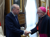 Cumhurbaşkanı Erdoğan, Türkiye Katolik Episkoposlar heyetini kabul etti