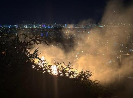 İzmir'deki orman yangınında 5 saatlik mücadele sonuç verdi