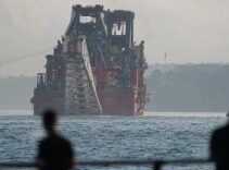JSD6000 İstanbul Boğazı'nda! Dikkat çeken görüntü