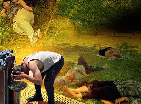 Kentte sokağa çıkan ne yapacağını şaşırdı: Burası cehennem