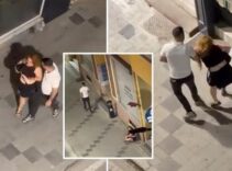 Kolundan tutup zorla götürmek istedi! Silivri'de eski eş kabusu kamerada: Beni öldürecek, yardım edin