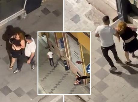 Kolundan tutup zorla götürmek istedi! Silivri'de eski eş kabusu kamerada: Beni öldürecek, yardım edin