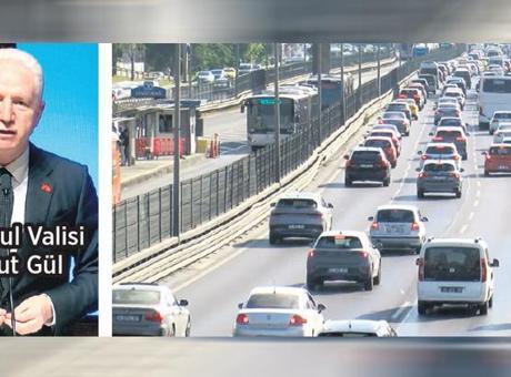Vali Gül, İstanbul’da bilançosunu açıkladı: Araç sayısı yüzde 6