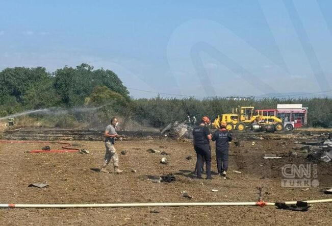 Son dakika haberi! MSB: F-16 uçağı kaza kırıma uğradı, pilot atlayarak kurtuldu | Düşme anı kamerada