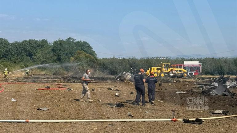 Son dakika haberi MSB: F-16 uçağı kaza kırıma uğradı, pilot atlayarak kurtuldu | Düşme anı kamerada