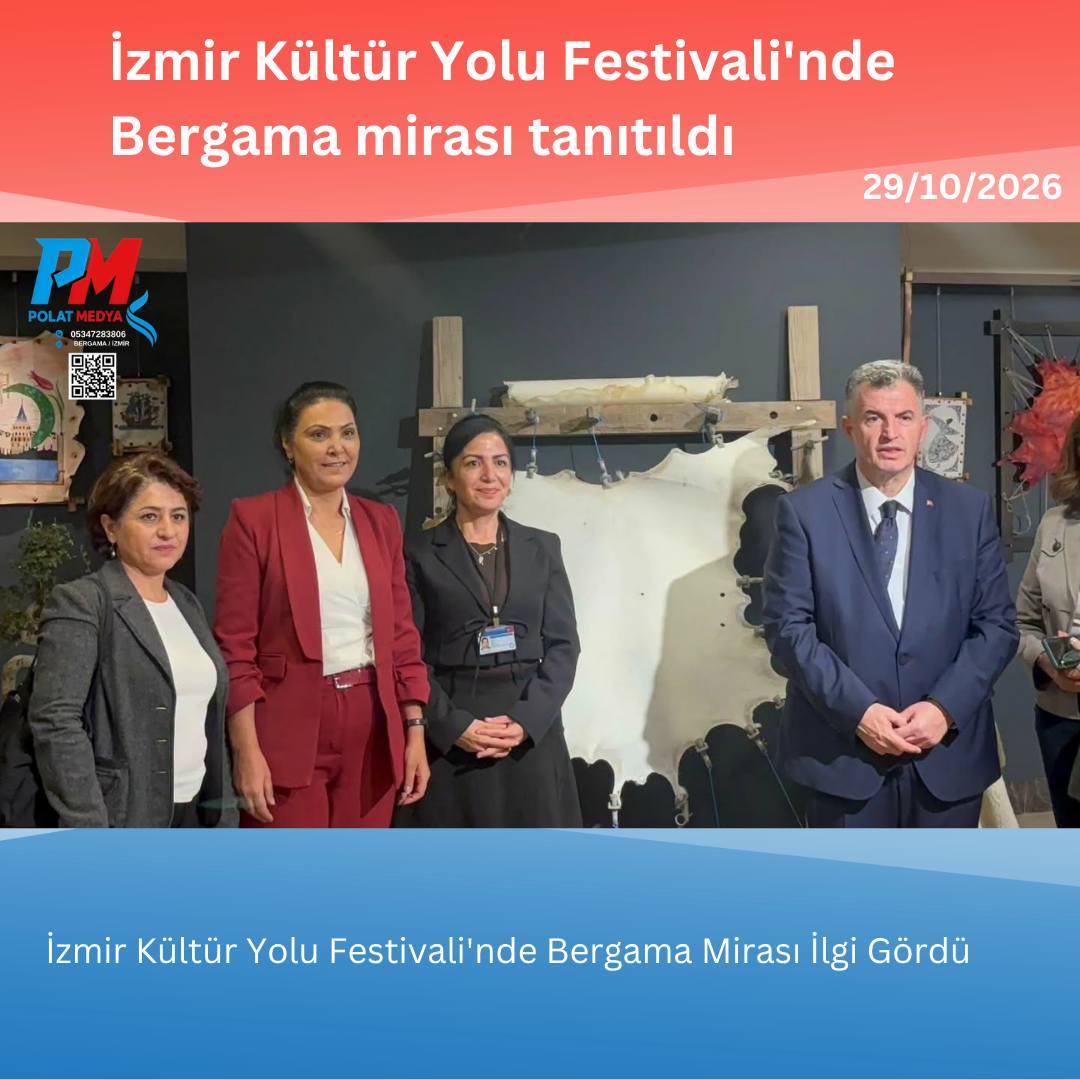 İzmir Kültür Yolu Festivali’nde Bergama mirası tanıtıldı